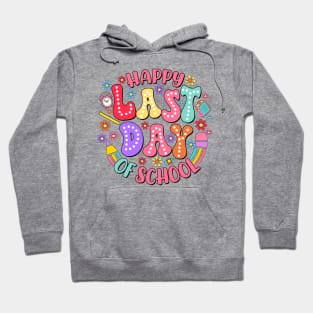 Happy Last Day Of School T Shirt Students And Teachers Gift Hoodie